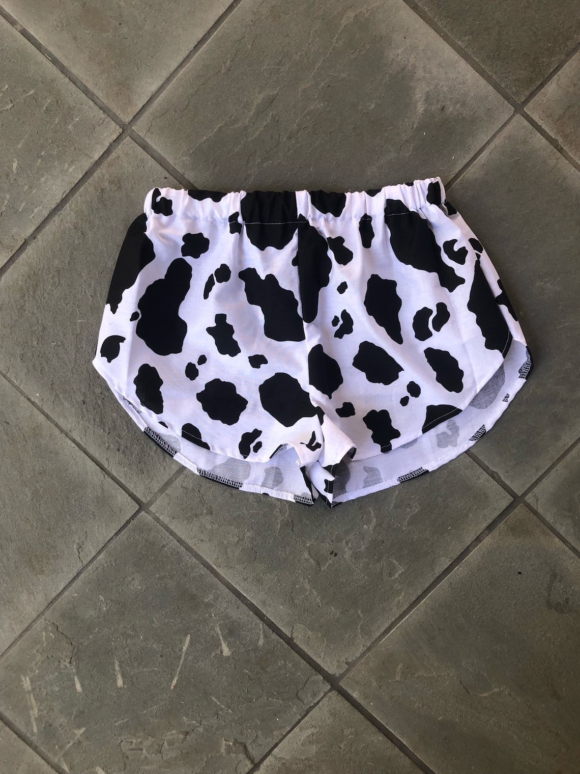 Cow Shorts Festival Shorts Cotton Shorts Cow Print Shorts Etsy