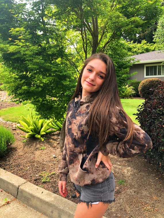 oversized bleached sweatshirt