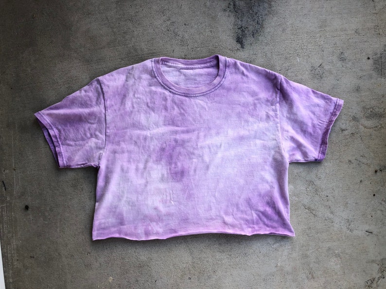 bleach dye crop top