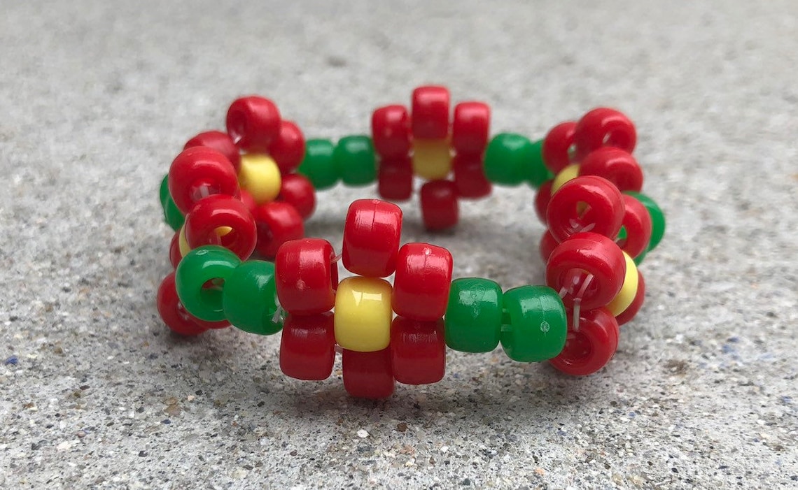 Custom Flower Kandi Bracelets Rave Kandi Bracelet Flower Etsy