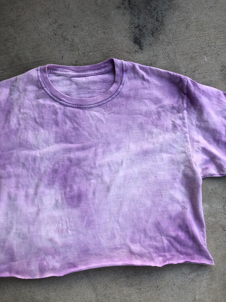 bleach dye crop top