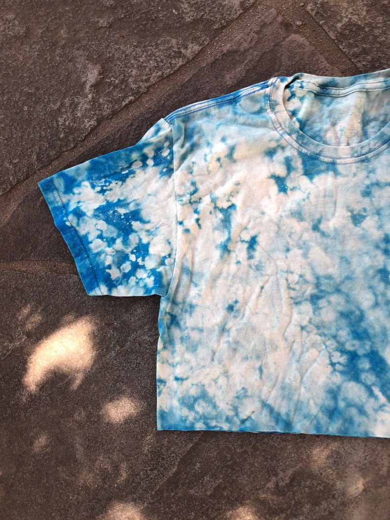 bleach dye crop top