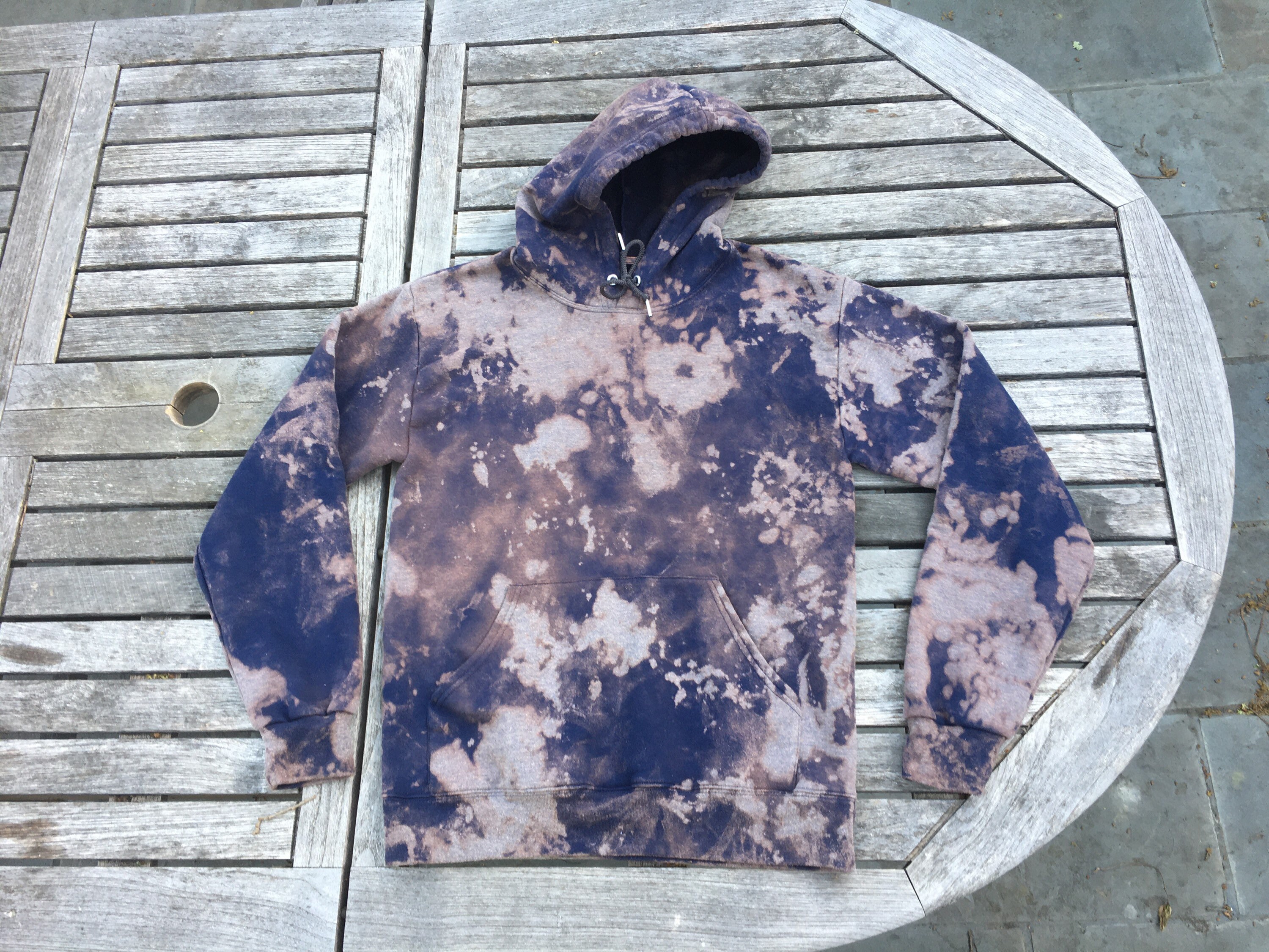 bleached navy sweatshirt