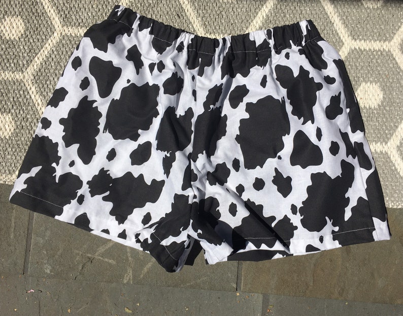 Cow Shorts  Box Cut Festival Shorts Boxer Shorts Cow image 9