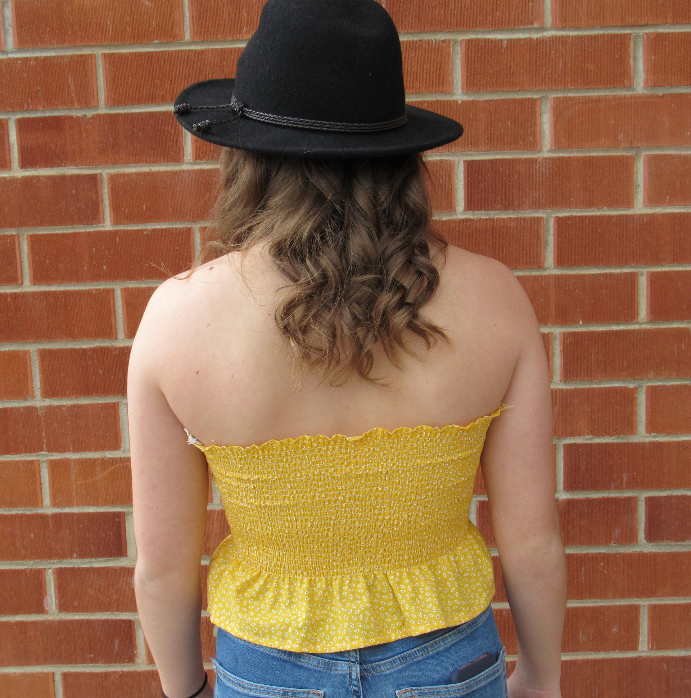 Yellow Smocked Tube Top Yellow Tube Top Smocked Tube Top Etsy