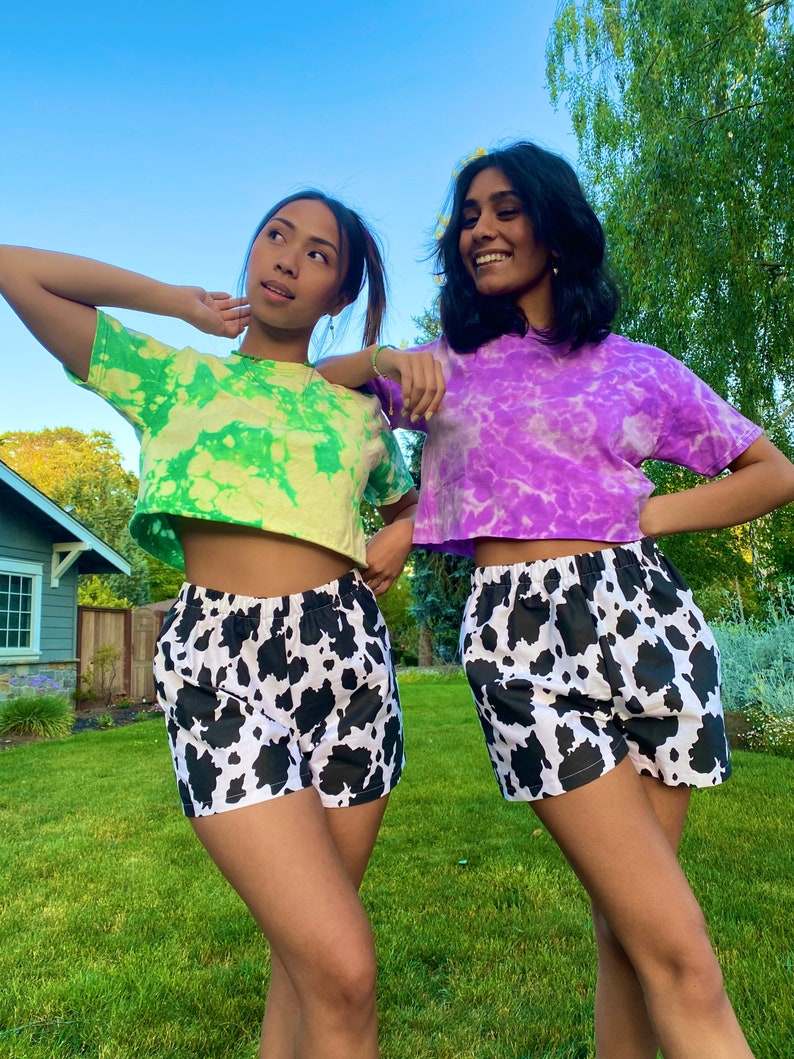 Cow Shorts  Box Cut Festival Shorts Boxer Shorts Cow image 2