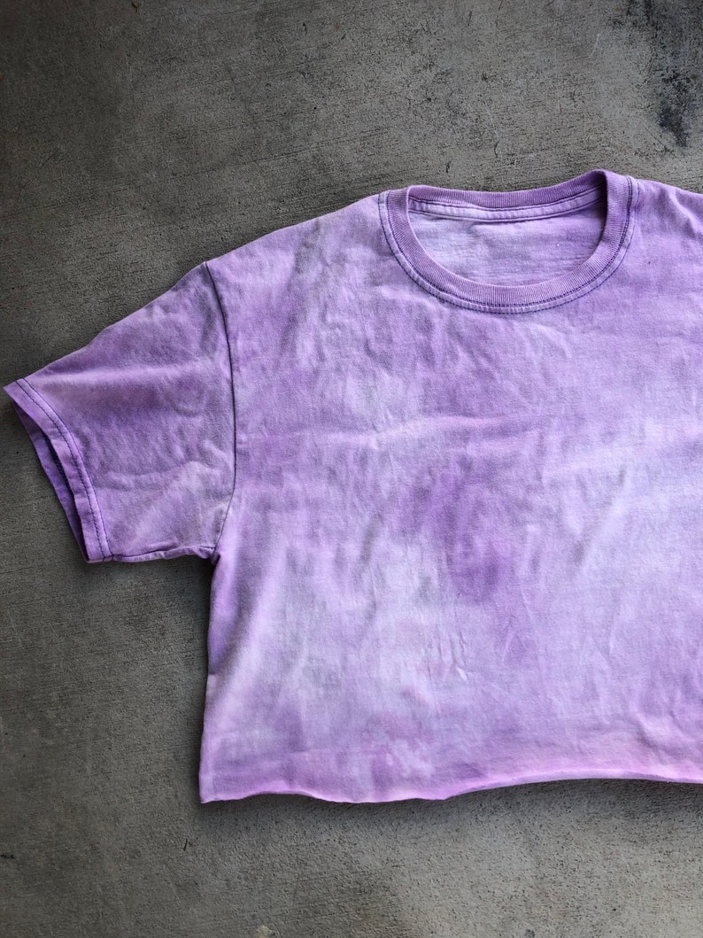 bleach dye crop top