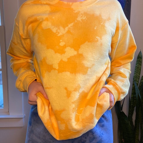 bleached black sweatshirt