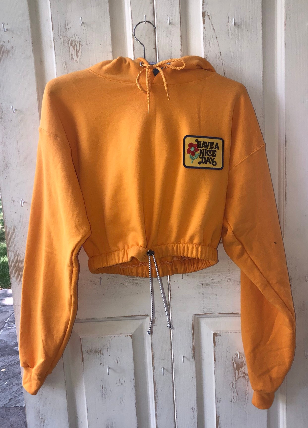 Have A Nice Day Hoodie Yellow Sweatshirt Yellow Hoodie | Etsy