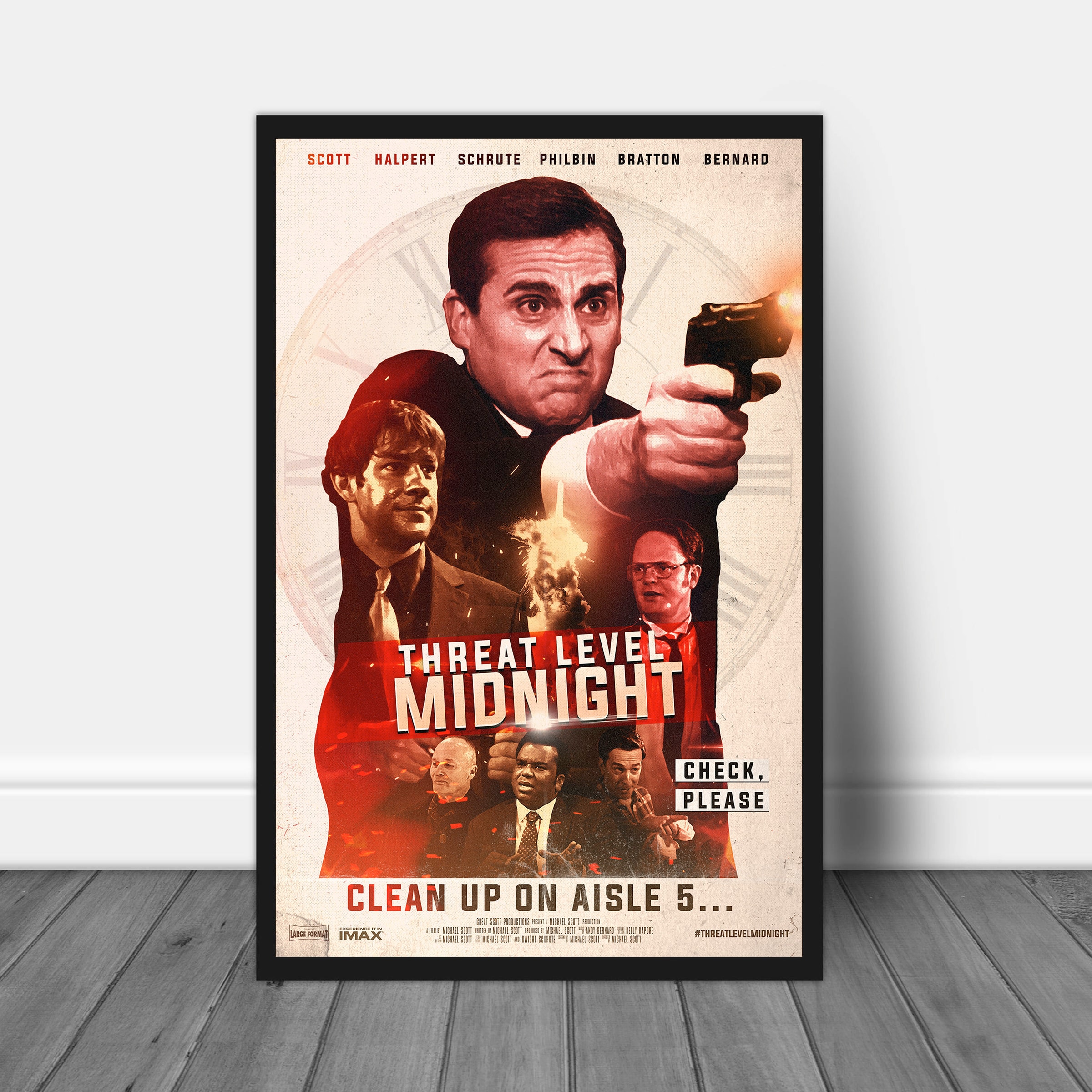 Threat Level Midnight Movie Poster - Etsy