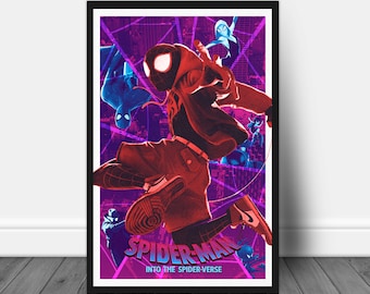 Into The Spider-Verse Inspired Alternative Movie Poster