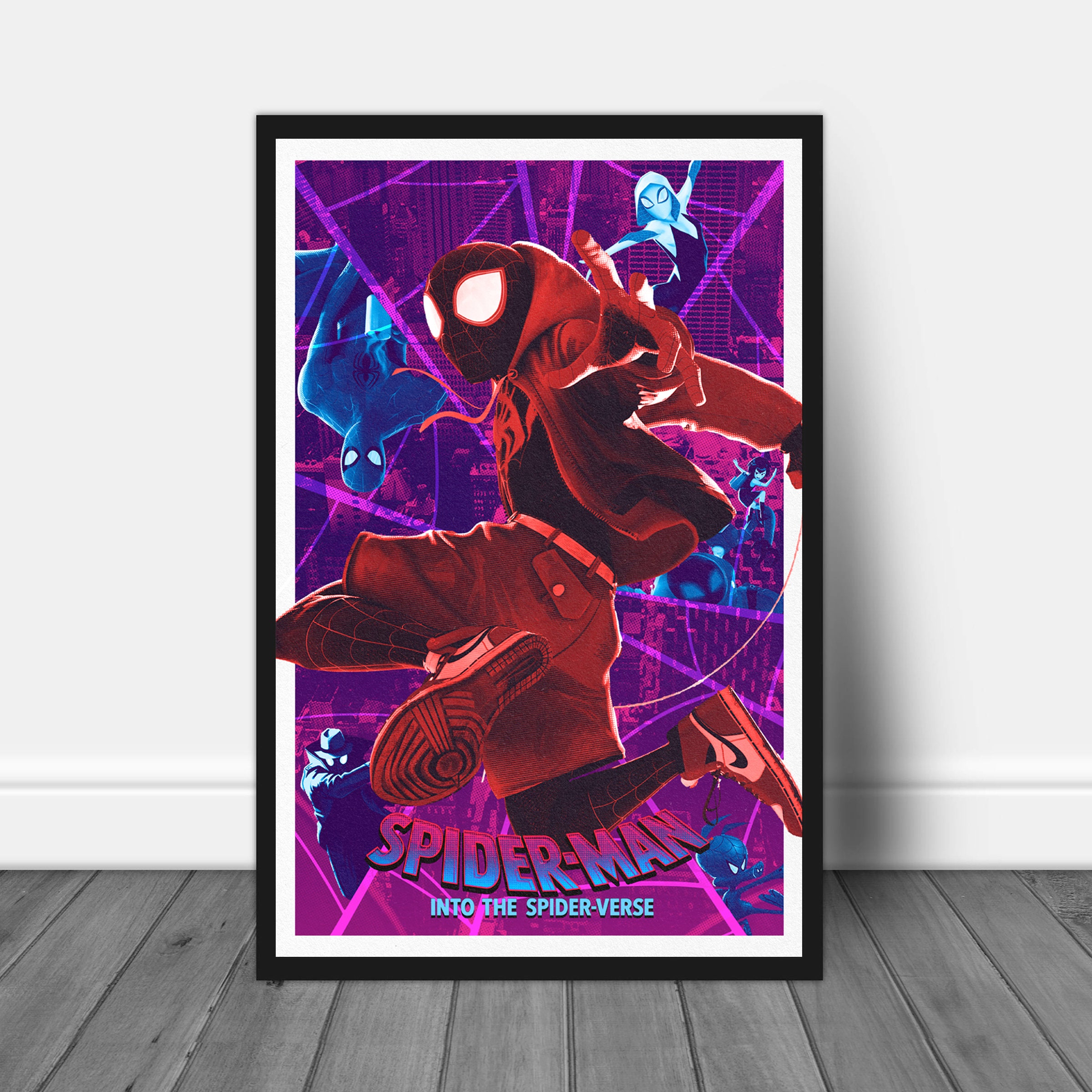 Into the Spider-verse Inspired Alternative Movie Poster - Etsy