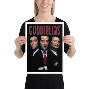 Good Fellas Fan Art Poster | Minimalist Collection Home Decor | Mafia Mob Gangster Movie