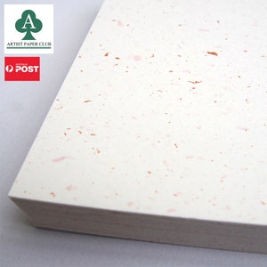 20 X cartolina premium, papel em flocos de ouro rosa, cartões planos 300G, papel de casamento DIY, A4, A5, A6