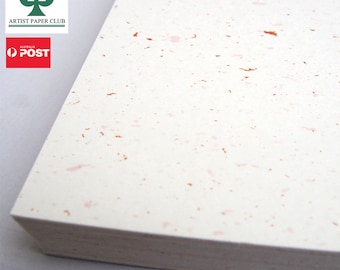 20 X  Premium Cardstock, Rose Gold Flakes Paper, 300G Flat Cards, DIY Wedding Paper,A4,A5,A6