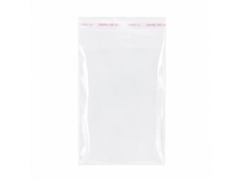 Clear Self-Adhesive OPP Bags for ATC Cards, 7 x 10 cm, Pack of 100
