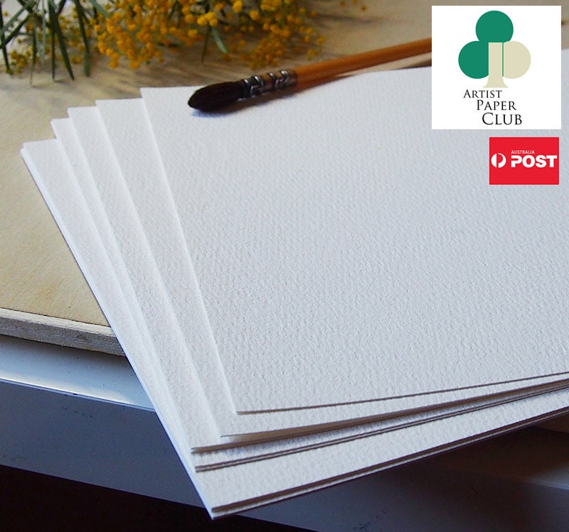 Leyton Watercolour Paper,100% Cotton 350gsm Finest Quality Artists' Quality  Paper, Cold Pressed,10 Sheets 