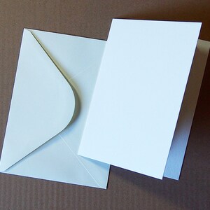 100% Cotton Watercolour DIY Cards,Folded Blank 20x Cards & 20x Envelopes,300gsm image 7