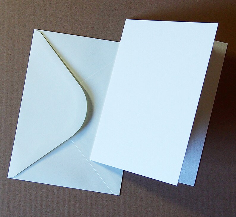 100% Cotton Watercolour DIY Cards,Folded Blank 20x Cards & 20x Envelopes,300gsm image 7