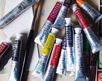 Marie&#39;s Masters Watercolour Tube 9ML -Choice of 45 Colours-Artist Quality Paints