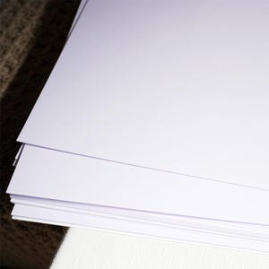 Papier cartonné blanc lisse, papier cartonné premium 250 g, papier mariage imprimable DIY, A4, 50 feuilles