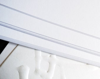 LetterPress Cardstock,360GSM Bright White Heavyweight Paper, A4 Size, Pack of 20