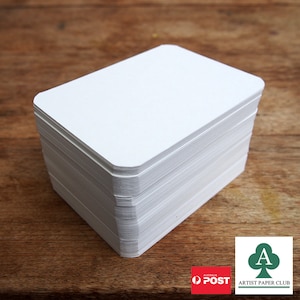 100 cartes à jouer vierges, cartes flash, cartes de jeux de société, cartes ATC, 8,9 x 6,4 cm, 385 g/m²