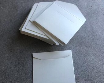 Mini Thick Pearlescent Envelopes, 220G, 10cm x 8cm, Pack of 30