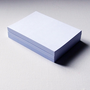 A6 Eggshell Textured Cards, 100 x Blank Flat Cards, Premium Cardstock, 250GSM