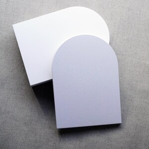 20 x  Blank Cards, 5'' x 7'' Arch White Blanks , Flat, DIY Blank Wedding Invitations, 300gsm