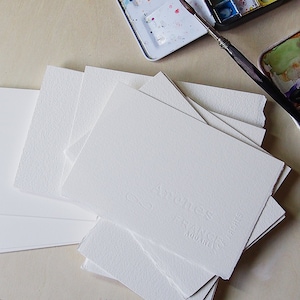 20-Blatt Arches Aquarell Papier Karten, 100% Baumwolle 300gsm Künstlerpapier, 4''x6'' Zoll