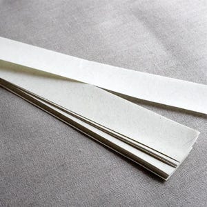 Blank Hemp Xuan Paper Belly Bands (32 x 4 cm) – Multi-Purpose, Pack of 100
