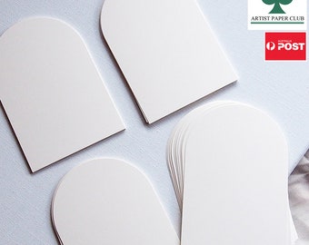 20 x  Blank Cards, 4'' x 6'' Arch Ivory Blanks , Flat, DIY Blank Wedding Invitations, 300gsm