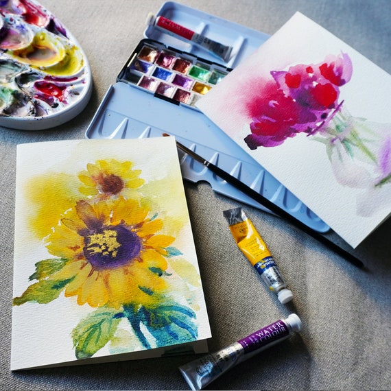 Lot De 60 Cartes Aquarelles Vierges + Enveloppes – Papier 100% Coton 300g/m² – Idéal Pour Créations, Cartes De Vœux, Anniversaire, Mariage