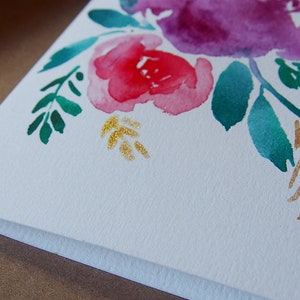 100% Cotton Watercolour DIY Cards,Folded Blank 20x Cards & 20x Envelopes,300gsm image 4