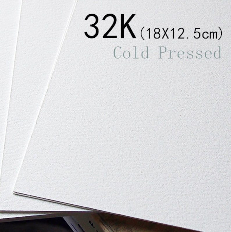 Papier Aquarelle A5 Leyton Brique Carré 100% Coton, 300g, Grain Fin - My Rock Way Bloc Aquarelle Coton