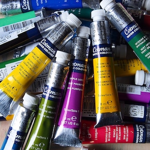 ウィンザー＆ニュートン コットマン 水彩絵の具 チューブ 8ml - 40色からお選びいただけます
