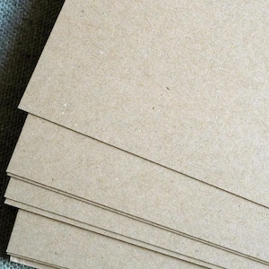 Recycled Kraft Cardstock, Quality 420gsm Craft Paper, 20 Sheets,A4
