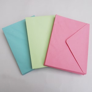 60 buste per inviti, buste colorate per inviti di nozze, 110 g, 133 mm x 184 mm