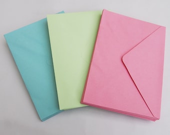 60 buste per inviti, buste colorate per inviti di nozze, 110 g, 133 mm x 184 mm
