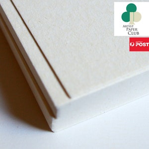 Oogst natuurlijk gerecycled ambachtelijk papier, 250 gsm kwaliteit karton, 20 vellen, A4