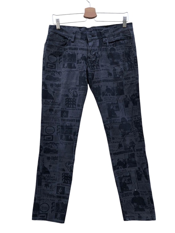 Hysteric Glamour X the Velvet Underground Fullprint Denim - Etsy