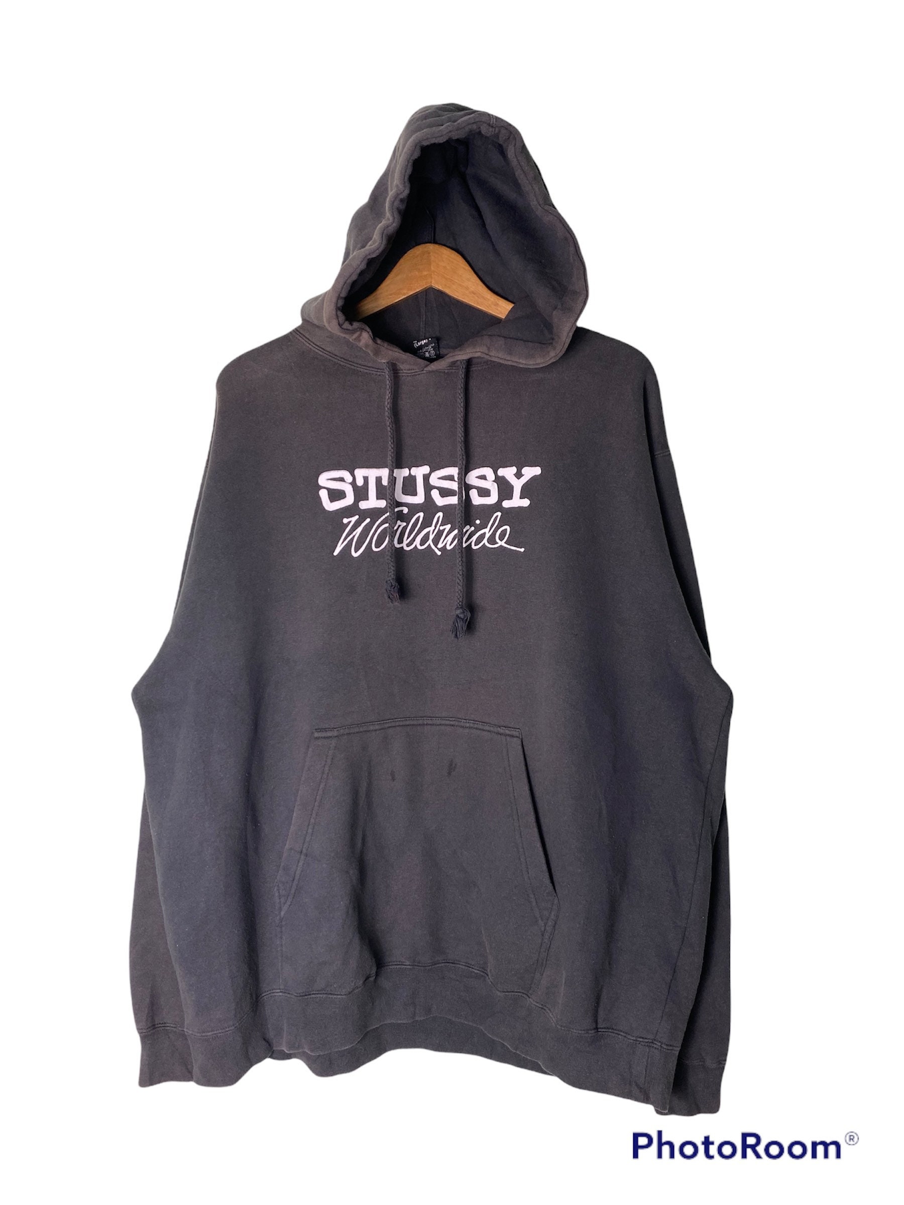 Stüssy Vintage Stussy N.Y.L.T.L.A Monogram Logo Hoodie, ninehundredninetyone