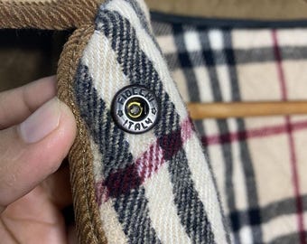 Vintage Burberry Wool Quilted Novacheck Jacket - Etsy