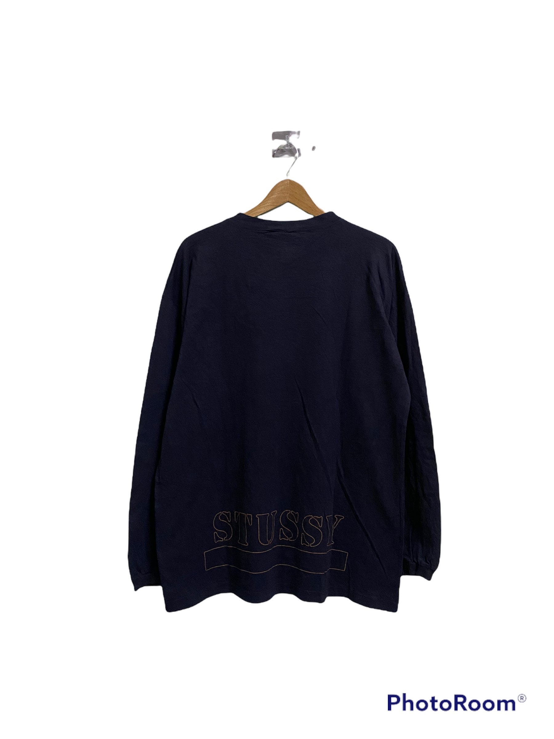 Vintage 90s Stussy S Camo Logo Long Sleeve Deadstock - Etsy