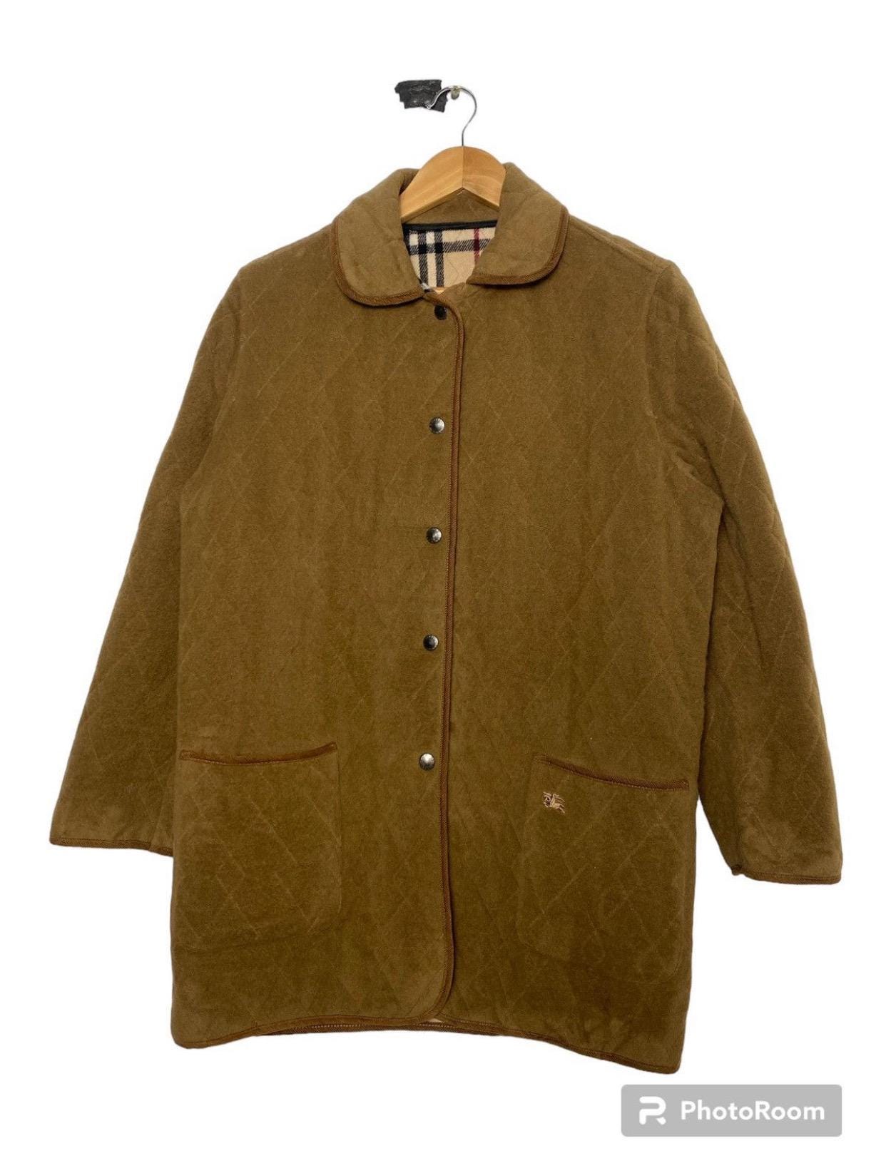 ジャケット・アウター vintage Burberry novacheck wool coat et Vintage Burberry trench Jacket Wool Nova Check Coat Overcoat