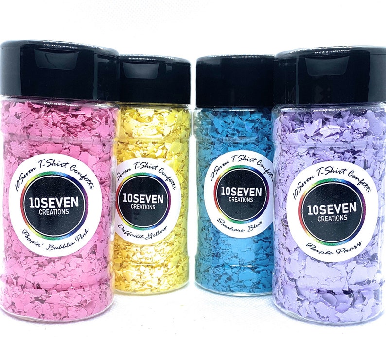 4oz Screen Print Confetti Tshirt Confetti Screen Print Etsy
