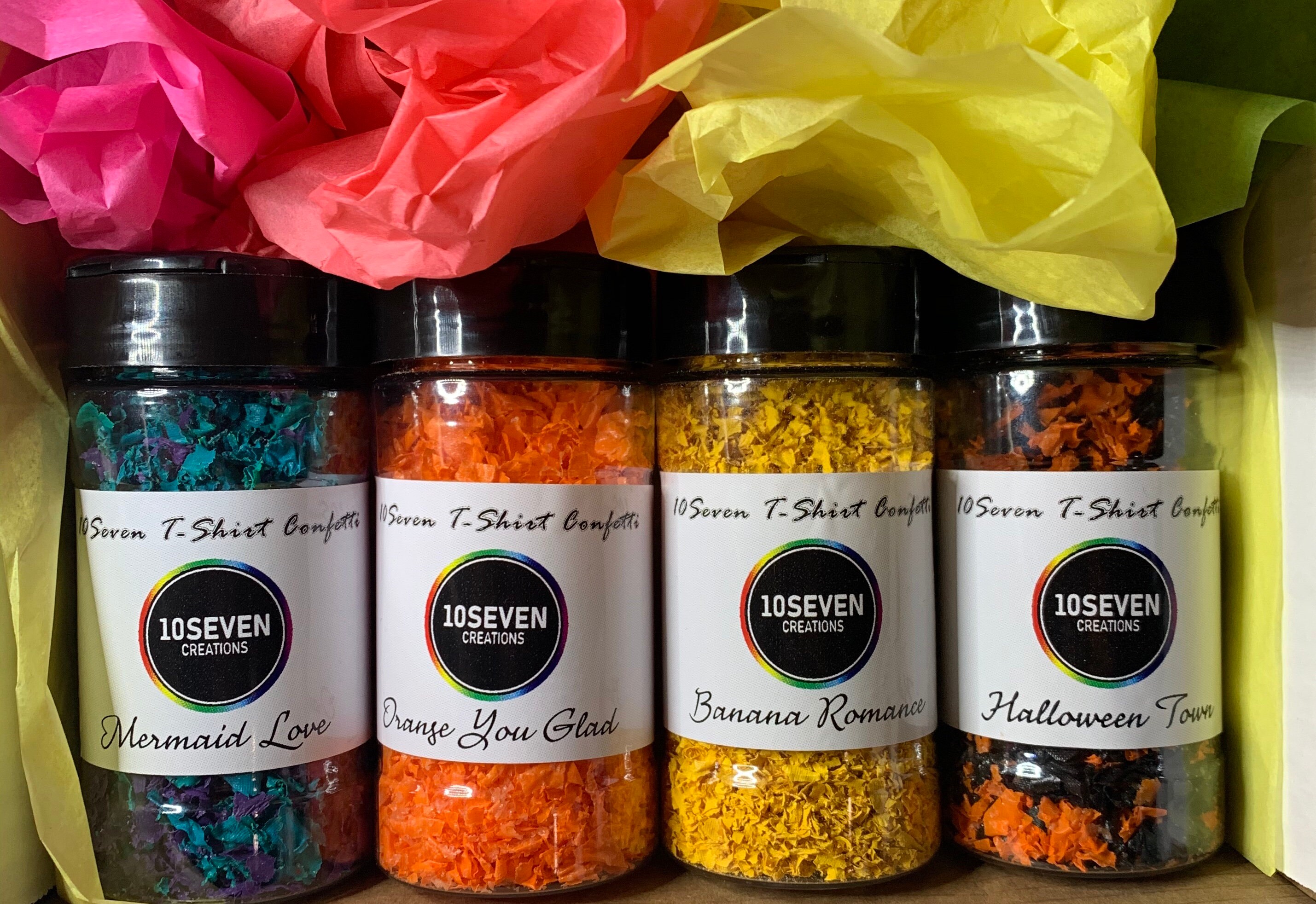 4oz Screen Print Confetti Tshirt Confetti Screen Print Etsy