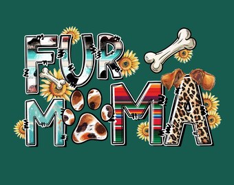 A11 Fur Mama Western DTF, Pink dog mama, dog mama dtf, American Flag Mom Dog DTF, dog mom dtf, fur mom t-shirts. dog mom t-shirt