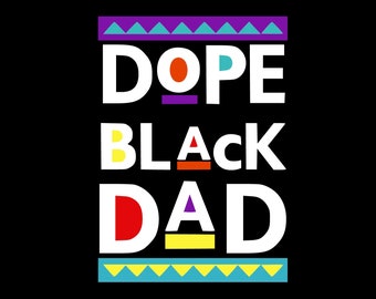 Black Dad Svg Etsy
